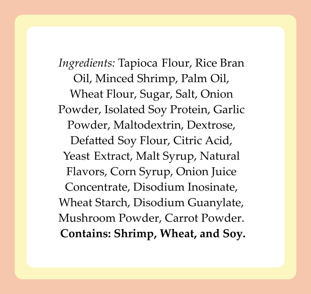 Nongshim Shrimp Flavored Chips, 45g/1.6 oz., {Imported from Canada}